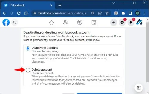 Πώς να διαγράψετε τον λογαριασμό Facebook χωρίς τον κωδικό πρόσβασης