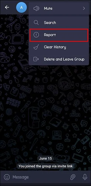 Как да блокирате група в Telegram