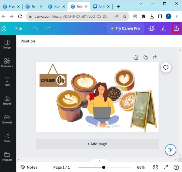 Как да споделите дизайн с вашия екип в Canva