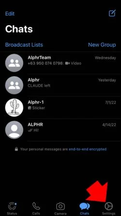 Как да скриете съобщения в WhatsApp