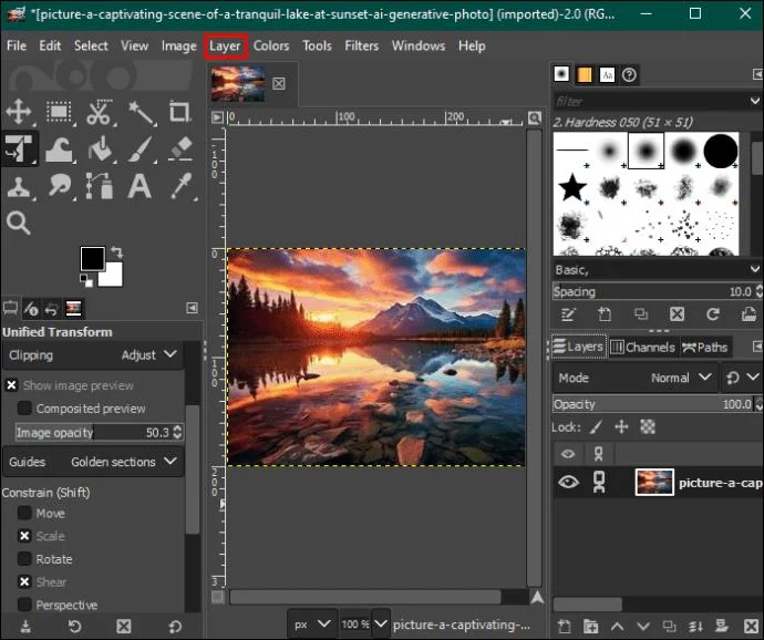 Πώς να αλλάξετε το μέγεθος μιας εικόνας στο GIMP