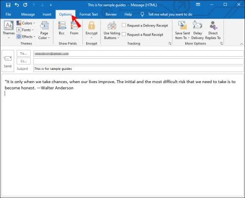 Как да насрочите имейл в Outlook