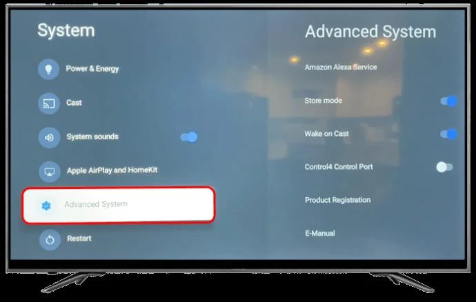 Как да изключите режима на магазин на телевизор Hisense