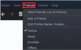 Как да се появите офлайн в Steam