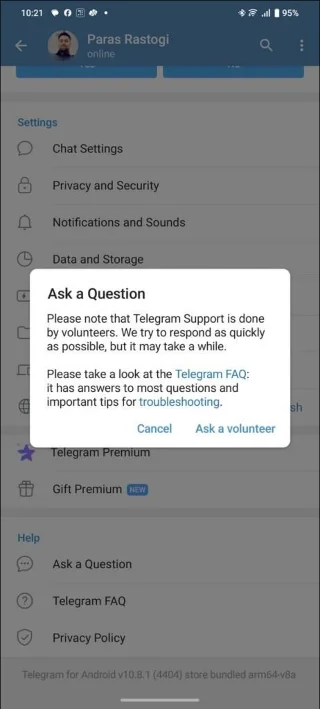 Telegram: Коригирайте грешката „Можете да изпращате съобщения само до взаимни контакти“.
