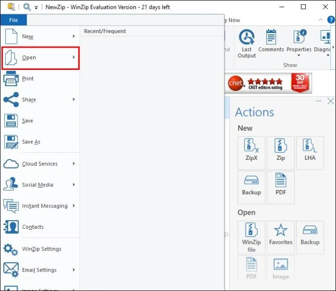 Πώς να ανοίξετε ένα αρχείο Zip