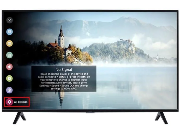 Как да получите местни канали на телевизор LG