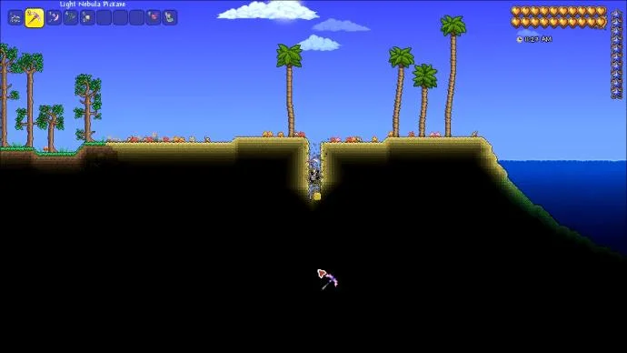 Как да намерите Aether Biome в Terraria