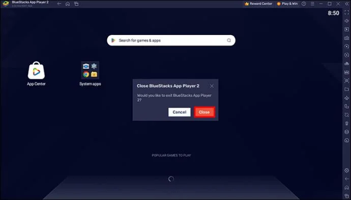 Как да изтриете главен екземпляр в BlueStacks