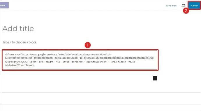 Πώς να προσθέσετε Χάρτες Google στο WordPress
