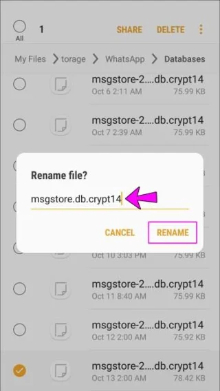Как да възстановите изтритите съобщения в WhatsApp