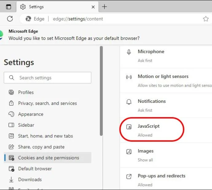 Как да активирате JavaScript в Google Chrome, Firefox, Microsoft Edge и Safari