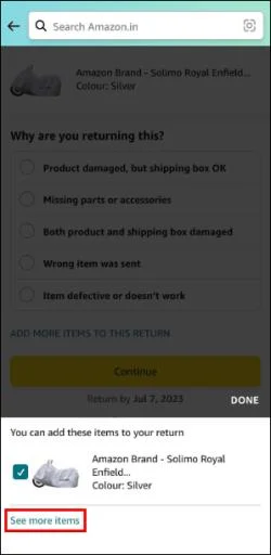 Как да върнете множество артикули на Amazon
