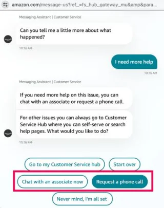 Slik kontakter du Amazons kundeservice