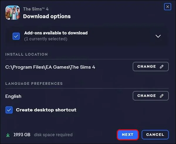 Jak změnit jazyk hry v aplikaci EA