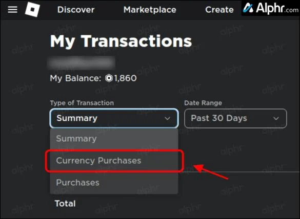 Как да видите историята на покупките в Roblox