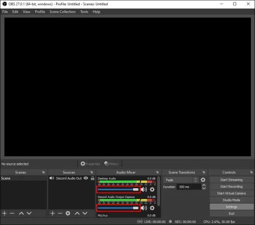 Как да записвате аудио на Discord в OBS