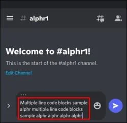 Πώς να χρησιμοποιήσετε μπλοκ κώδικα στο Discord