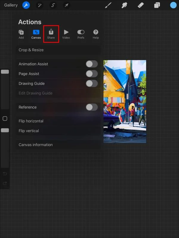 Πώς να κάνετε ένα διαφανές φόντο στο Procreate