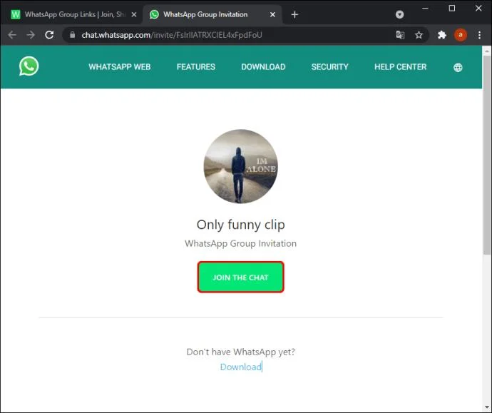 Как да намерите група в WhatsApp