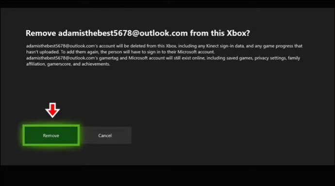 Как да премахнете акаунт от Xbox One