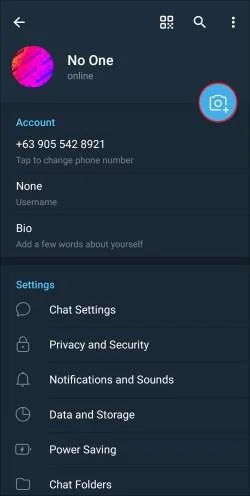 Πώς να διαγράψετε φωτογραφίες προφίλ στο Telegram