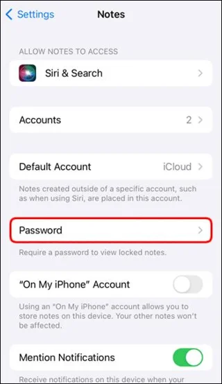 Как да защитите с парола Apple Notes