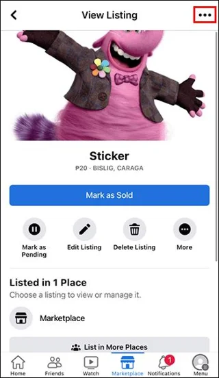 Как да промените реда на снимките във Facebook Marketplace