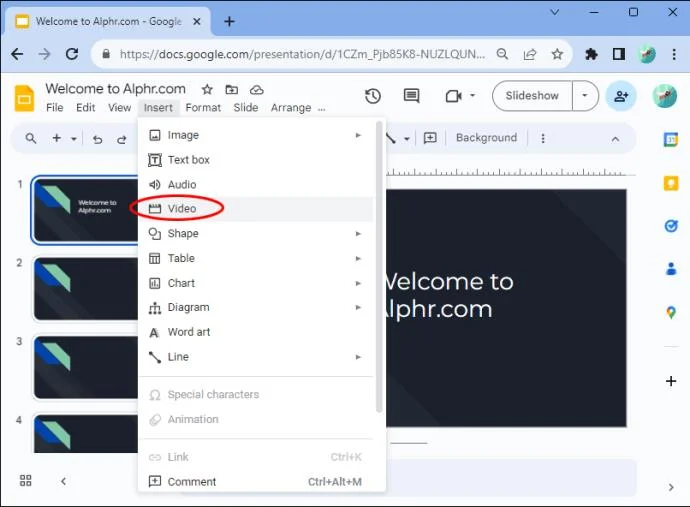 Πώς να εισαγάγετε ένα χρονόμετρο στις διαφάνειες Google