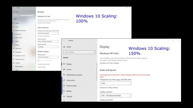 Hvernig á að stilla skjástærð í Windows 10