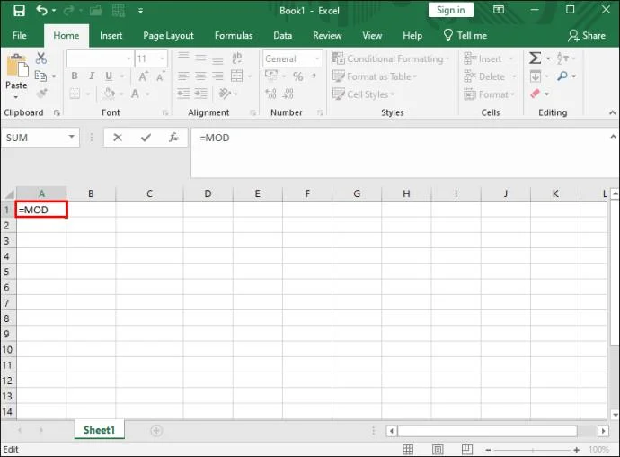 Как да разделим в Excel
