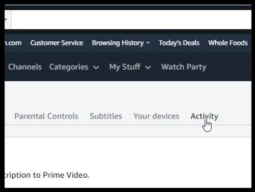 Как да премахнете вашата история и списък за гледане от Amazon Prime Video