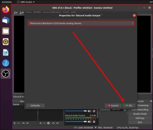 Как да записвате аудио на Discord в OBS
