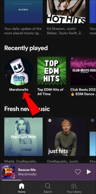 Как да повтаряте песни в Spotify