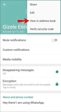Πώς να διαγράψετε μια επαφή στο WhatsApp