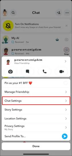 Как да изтриете всички DM в Snapchat