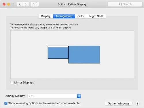 Как да преместите вашата докинг станция към друг монитор на Mac