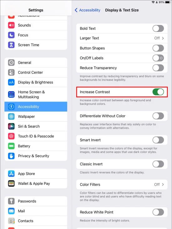 Как да промените размера на иконата на iPad