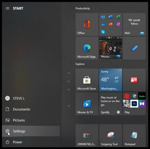 Hvernig á að stilla skjástærð í Windows 10