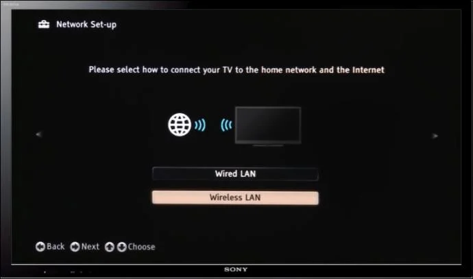 Πώς να συνδεθείτε σε WiFi σε τηλεόραση Sony