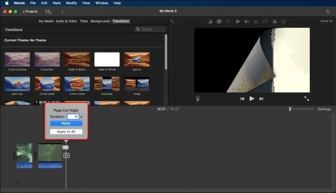 Πώς να αλλάξετε τις μεταβάσεις στο IMovie