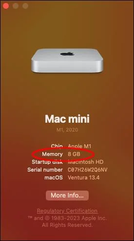Πώς να ελέγξετε πόση μνήμη RAM είναι διαθέσιμη σε Mac