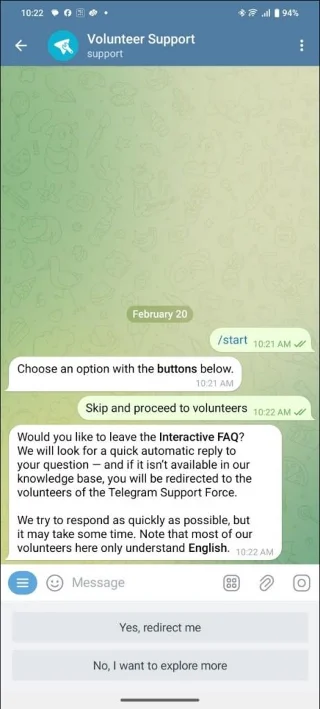 Telegram: Коригирайте грешката „Можете да изпращате съобщения само до взаимни контакти“.