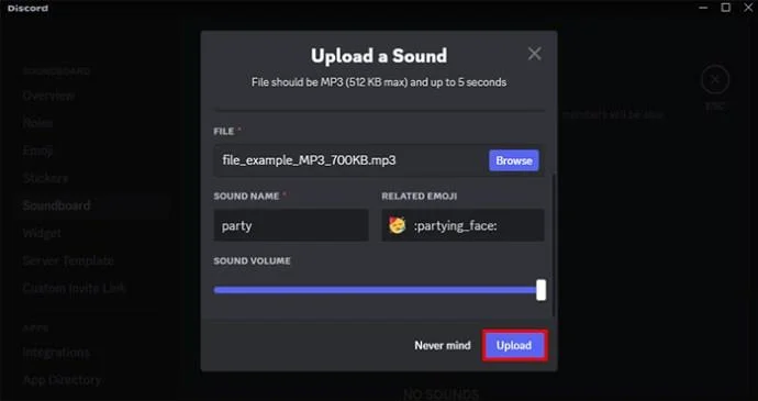 Как да добавите звуци към Soundboard в Discord