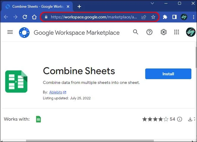 Slik slår du sammen faner i Google Sheets