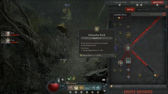 Как да нулирате уменията в Diablo 4