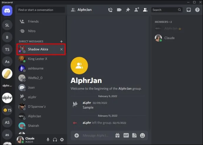 Hvernig á að eyða Discord DM úr tölvu eða fartæki
