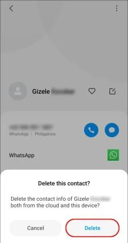 Πώς να διαγράψετε μια επαφή στο WhatsApp