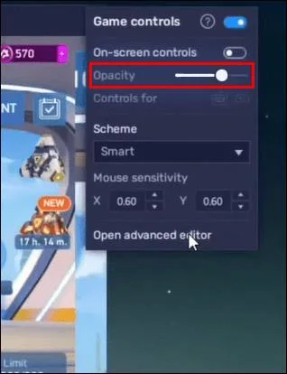 Как да скриете контролите в BlueStacks