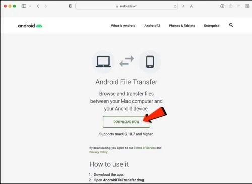 Як поділитися файлами з Mac на Android